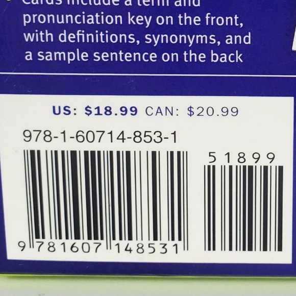 NWOT Kaplan 500 GRE Vocabulary Flashcards 3rd Edition - Picture 9 of 9